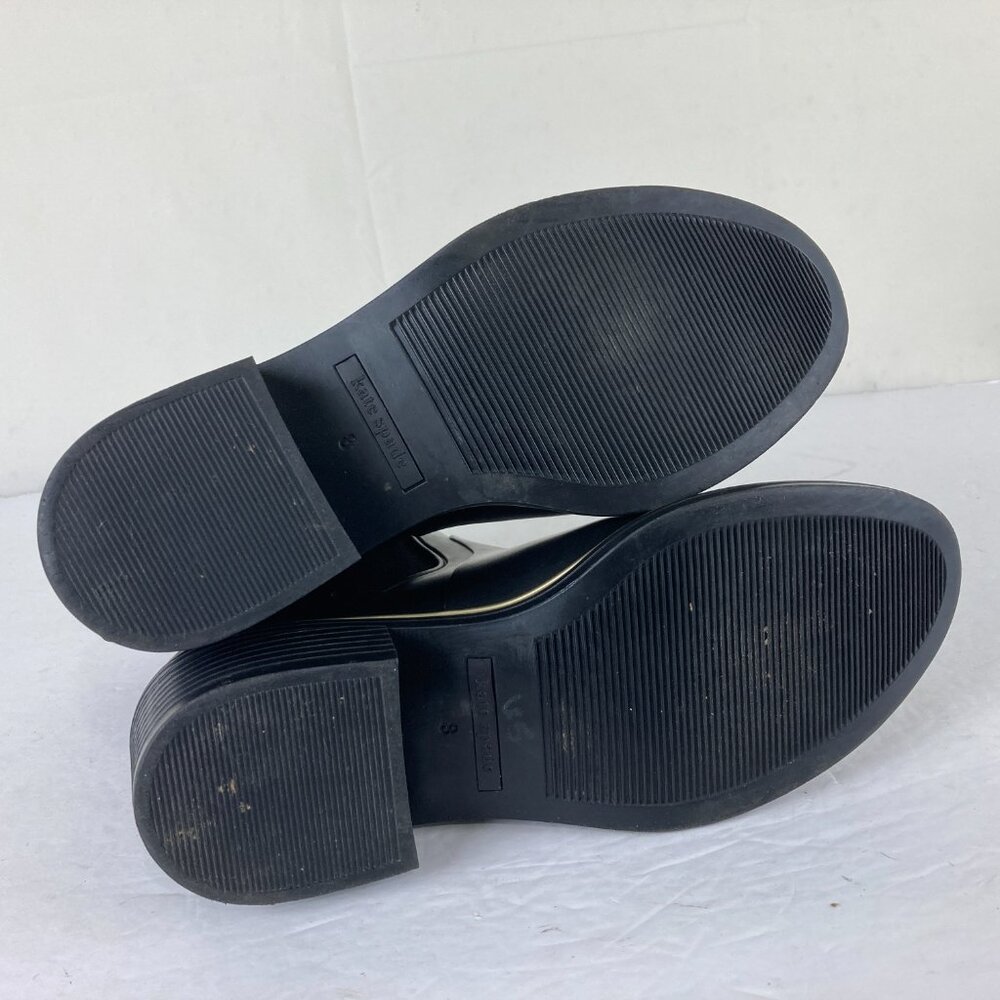 Kate Spade Womens Sz 8 Sedgewick Chelsea‎ Rain Booties Black Outdoor Block Heel - Picture 9 of 10
